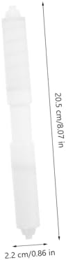 Housoutil Toilet Paper Holder Rod with Spring Loaded Insert