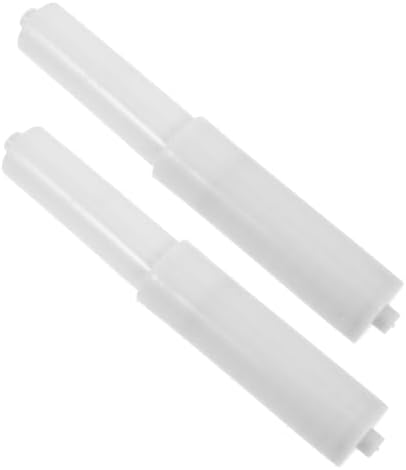 Tofficu 2pcs Retractable Toilet Paper Holder Replacement Rods