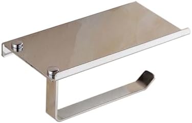 Banfluxion Stainless Steel Toilet Paper Holder with Phone Shelf