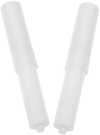 Mikikit 2pcs Spring-Loaded Toilet Paper Holder Rollers