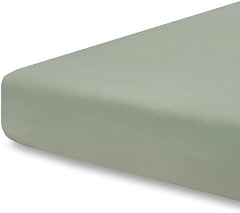 Pobibaby Ultra-Soft Sage Green Crib Sheet
