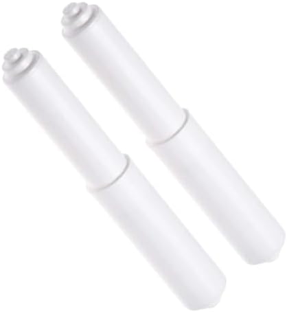 Adjustable Toilet Paper Holder Rollers 2 Pcs Plastic Spring Loaded Replacement 1