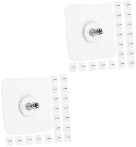 GLEAVI 20PCS Wall Hooks Adhesive Robe Towel Hooks