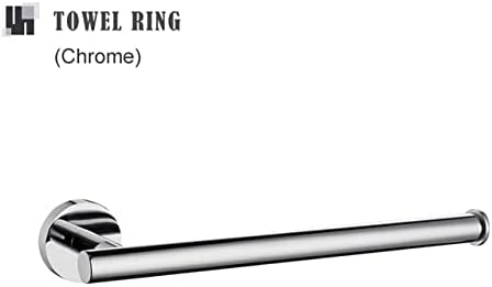 UTILES Brushed Gold Stainless Steel Round Towel Bar 1
