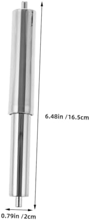 Mobestech 6pc Retractable Toilet Paper Holder with Spring-Loaded Rod