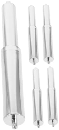 KONTONTY Toilet Paper Holder Roller 5pcs Set Durable Plastic Spring-Loaded
