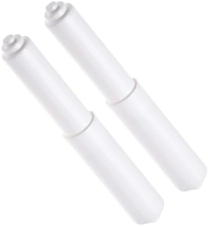 Adjustable Toilet Paper Holder Rollers 2 Pcs Plastic Spring Loaded Replacement Spindle