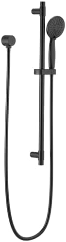 Delta Matte Black Handheld Shower with Hose and 4 Spray Options