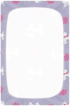 Gbjiemia Crib Sheets Poodle Pattern for Boys Girls