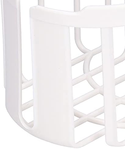 Gigicial Toilet Paper Holder - Wall Mounted Tissue Roll Shelf White