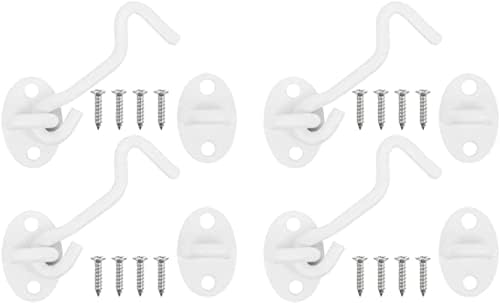 SHAUNI Heavy Duty Stainless Steel Gate Latch Kit 4pcs
