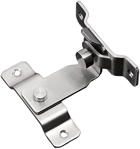 SHAUNI Stainless Steel Gate Latch 90 Degree Door Buckle