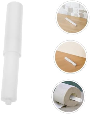 Housoutil 2Pcs Retractable Toilet Paper Holder with Spring Shaft