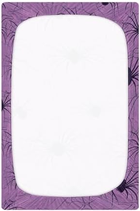 Gbjiemia Purple Crib Sheets for Boys Girls Soft and Breathable