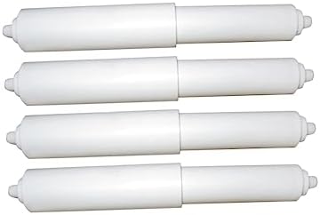 UTHCLO 4Pc Plastic Toilet Paper Holder with Spring Loaded Design