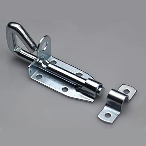 VOIV Gate Bolt with Slide Lock Hasp 2 Sets Stainless Steel Security Latch