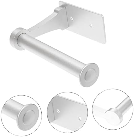 Wall Mounted Toilet Paper Holder Space Saving Roll Paper Stand