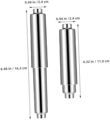 Gadpiparty 4PCS Spring Loaded Toilet Paper Holder Rod 1