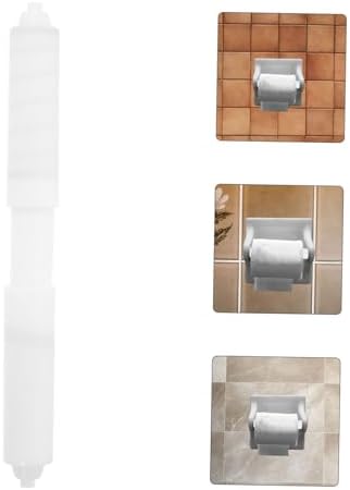 Housoutil Toilet Paper Holder Rod with Spring Loaded Insert