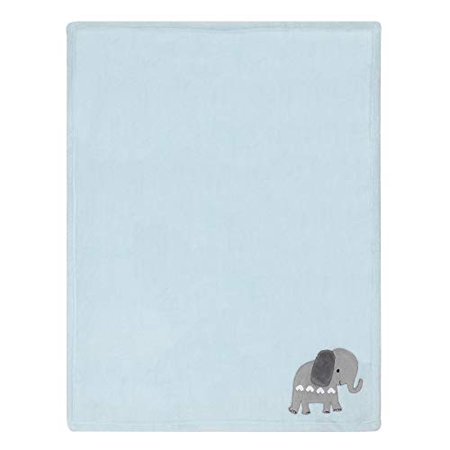 Bedtime Originals Jungle Fun Baby Blanket Blue