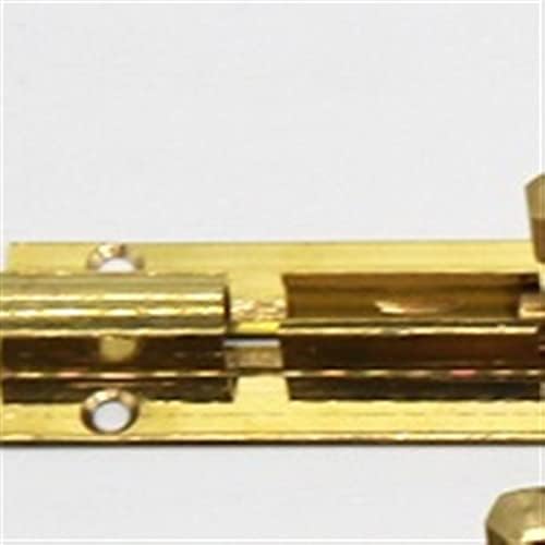 LCARY Brass Door Slide Latch Lock Bolt Latch