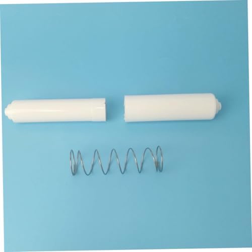Adjustable Toilet Paper Holder Rollers 2 Pcs Plastic Spring Loaded Replacement Spindle