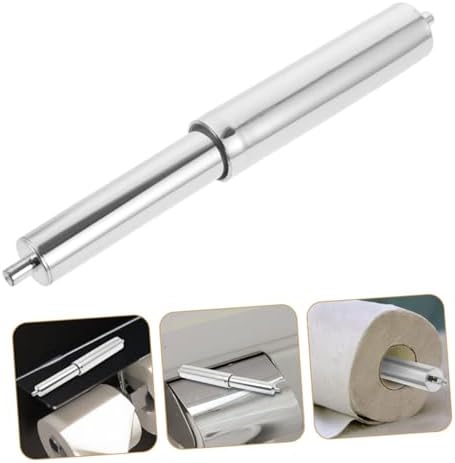 WOONEKY 4PCS Chrome Toilet Paper Holder Rollers Replacement Rods