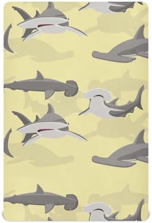 Gbjiemia Great Hammerhead Crib Sheets for Baby Boys and Girls