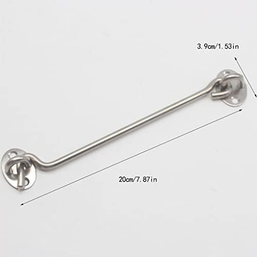 DEIHGE Hook and Eye Latch Gate Bolt Lock