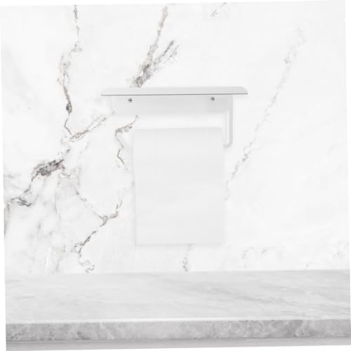 NUOBESTY Wall Mounted Toilet Paper Holder with Shelf 1