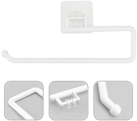 POPETPOP 1pc Wall-Mounted Toilet Paper Holder No-Punch Multi-Purpose
