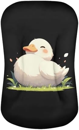Daulesho White Duck Stretchy Crib Sheet for Baby