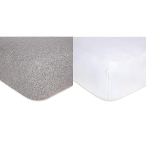 Burts Bees Baby Organic Cotton Fitted Crib Sheet 1-Pack