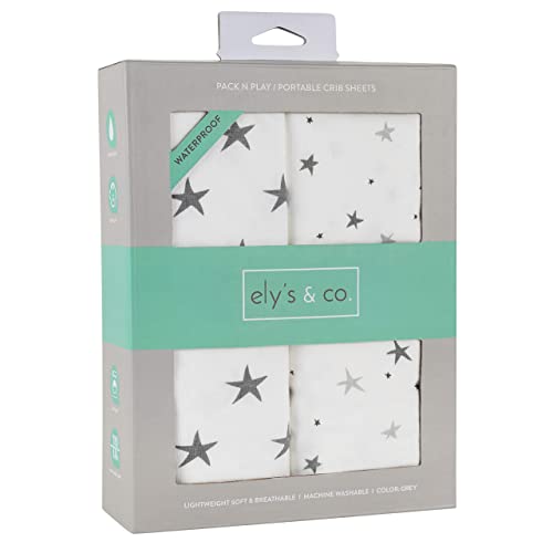 Elys Co Waterproof Pack n Play Crib Sheet - Gender Neutral
