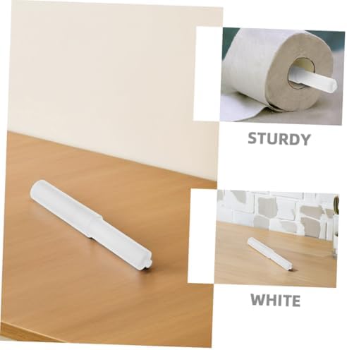 Housoutil 2Pcs Retractable Toilet Paper Holder with Spring Shaft