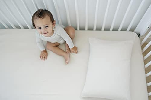 Ecolino Organic Cotton Fitted Crib Sheet with Dots Print