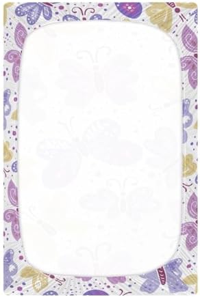 FASHONFASCIN Crib Sheets for Boys Girls with Childlike Print