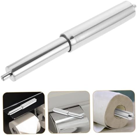 Homoyoyo 2pcs Spring Loaded Toilet Paper Holder Rod Replacement