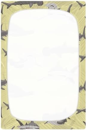 Gbjiemia Great Hammerhead Crib Sheets for Baby Boys and Girls