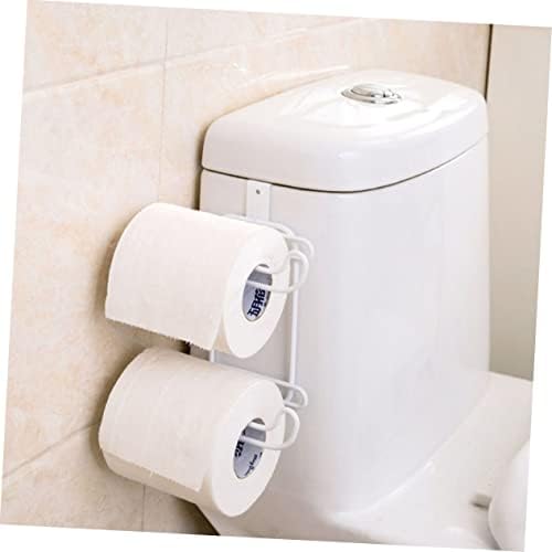 HOMSFOU 2-Roll Toilet Paper Holder for Door Cabinet