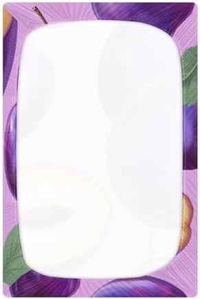 Gbjiemia Ripe Plum Crib Sheets for Baby Boys Girls