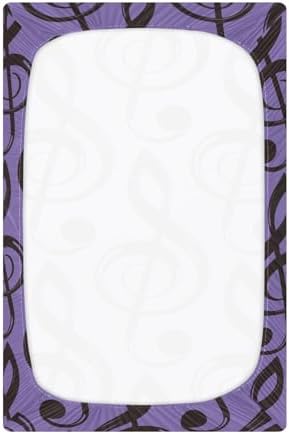 Gbjiemia Musical Note Crib Sheets for Baby Boys and Girls