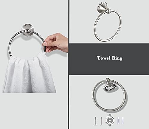 XINWEI 5-Piece Bathroom Hardware Towel Bar Set