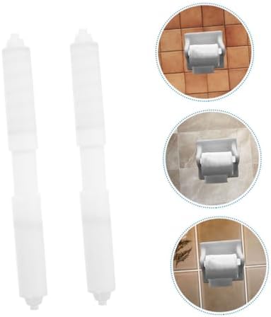 2pcs White Plastic Sloth Shaped Toilet Paper Holders