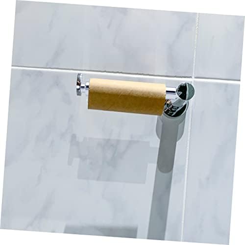 Cabilock 2pcs Flexible Toilet Paper Holder with Spring Rod