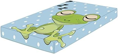 XISUNYA Decorative Crib Sheet Set 28x52x8 Sleeping Prince Frog Print