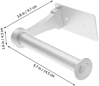 Balacoo Toilet Paper Holder Black Wall Mount