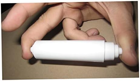 DIYEAH 4pc White Plastic Toilet Paper Holder with Spring Loading
