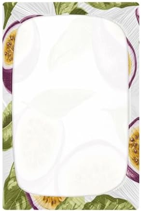 Gbjiemia Passion Fruit Crib Sheets for Baby Boys and Girls