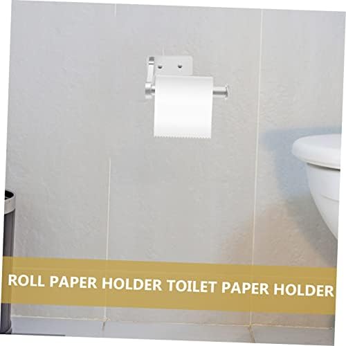 Wall Mounted Toilet Paper Holder Space Saving Roll Paper Stand